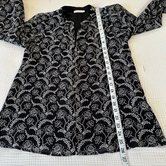 A.L.C. Cotton Silk Balloon Sleeve Blouse Size 2 - Picture 9 of 10